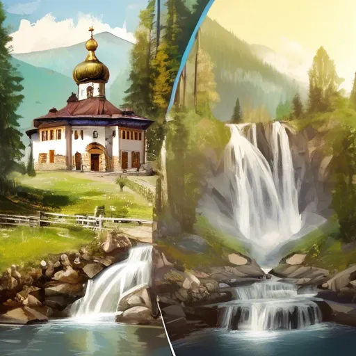 Манявський скит і водоспад – духовна перлина Карпат
