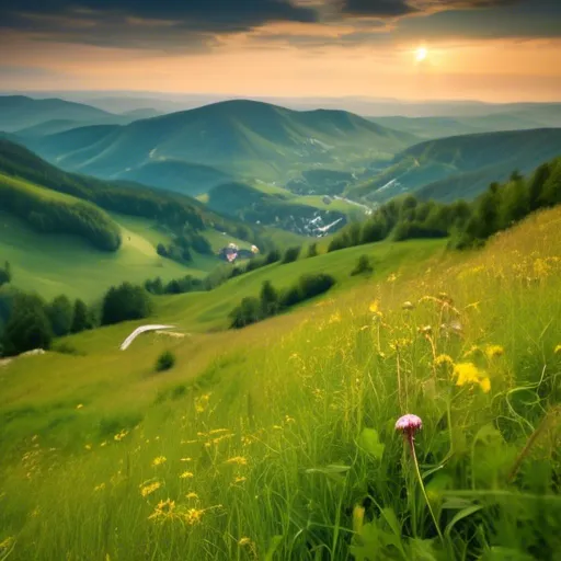 Піші маршрути через луки і полонини