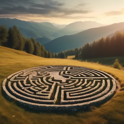 Природні лабіринти з каменю в Карпатах