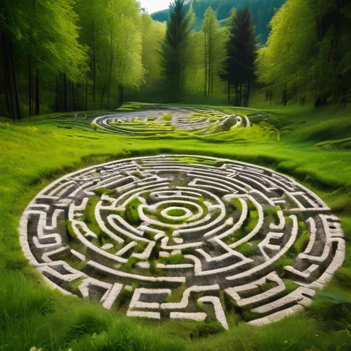 Природні лабіринти з каменю в Карпатах