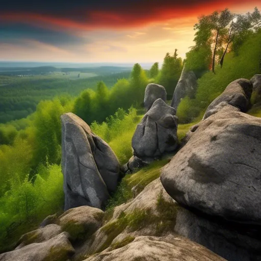 Таємничі скелі Довбуша