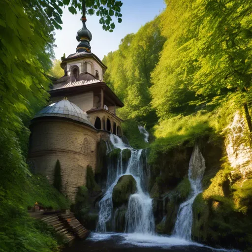 Манявський скит і водоспад – духовна перлина Карпат